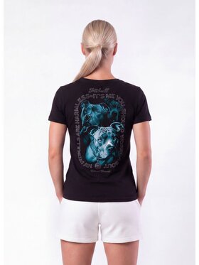 PITBULL PITBULL T-Shirt PROTECTOR Czarny Regular Fit