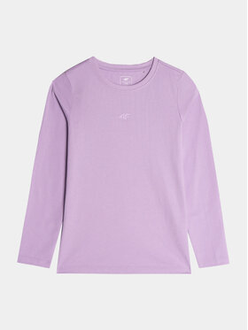 4F 4F Bluse 4FJAW23TLONF141 Violett Regular Fit