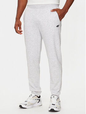 4F 4F Παντελόνι φόρμας 4FWMM00TTROM0942 Γκρι Regular Fit