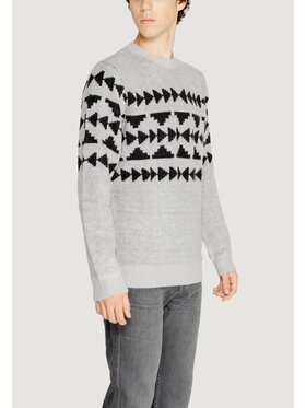 Antony Morato Antony Morato Πουλόβερ WOOL MOHAIR Γκρι Regular Fit