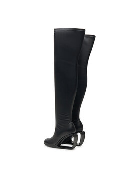 United Nude Čizme Preko Koljena Mobius Long Boot Hi II 10751849177 Crna