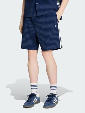 adidas adidas Szorty materiałowe 167902 Granatowy Regular Fit
