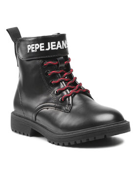 Pepe Jeans Pepe Jeans Zimske čizme Hatton Strap Combi PGS50167 Crna