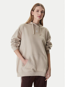 adidas adidas Bluza Essentials KC9144 Beżowy Oversize