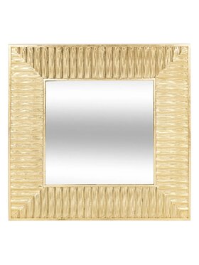 MIAhome MIAhome Lustro kwadratowe złote 113x113 cm Vaul Złoty