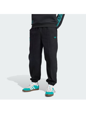 adidas adidas Spodnie materiałowe 158318 Czarny Loose Fit
