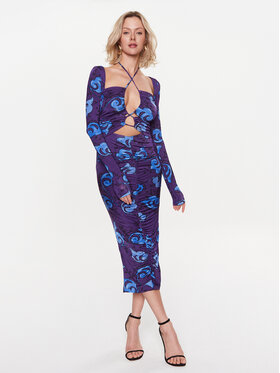 Versace Jeans Couture Versace Jeans Couture Rochie de zi 74HAO922 Violet Regular Fit