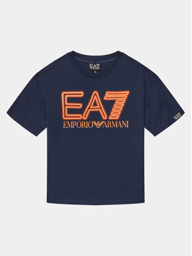 EA7 Emporio Armani EA7 Emporio Armani T-Shirt 3DBT57 BJ02Z 1554 Granatowy Regular Fit