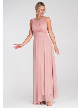 FIGL FIGL Koktejlové šaty M1205 Ružová Flared Fit