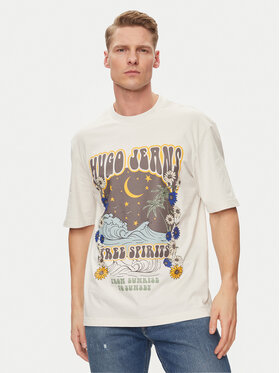HUGO Hugo Tricou Nirito 50513199 Écru Regular Fit