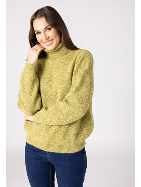 QUIOSQUE QUIOSQUE Sweter QUIOSQUE 6VD002940 Zielony Regular Fit