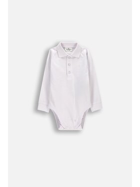 Coccodrillo Coccodrillo Body dziecięce WC6112401EBB-001 Biały Regular Fit