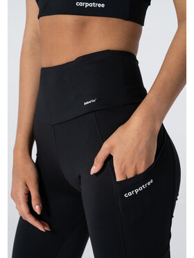 Carpatree Carpatree Legginsy Libra Czarny Slim Fit