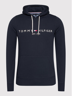 Tommy Hilfiger Tommy Hilfiger Džemperis Core Logo MW0MW10752 Tamsiai mėlyna Regular Fit