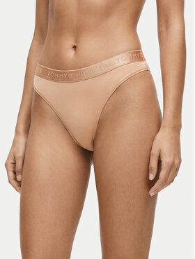 Tommy Hilfiger Tommy Hilfiger Stringi UW0UW06260 Beżowy