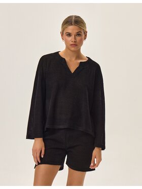 Esotiq Esotiq Piżama 42098 Czarny Regular Fit