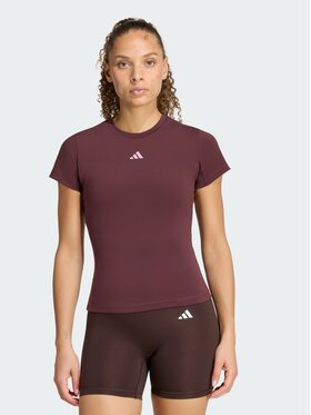 adidas adidas Koszulka techniczna 167807 Czerwony Slim Fit