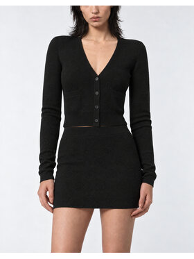 PHILIPP PLEIN PHILIPP PLEIN Kardigán 31380 Čierna Regular Fit