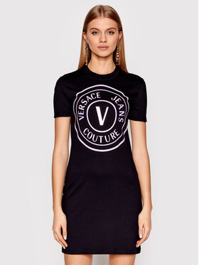 Versace Jeans Couture Versace Jeans Couture Sukienka codzienna 72HAOP01 Czarny Slim Fit