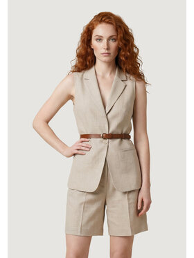 Artigli Artigli Gilet da completo CON CINTURA Beige Classic Fit