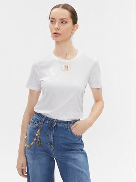 Elisabetta Franchi Elisabetta Franchi T-Shirt MA-45N-36E2-V180 Weiß Regular Fit