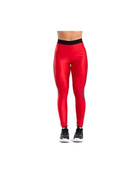 LaBellaMafia LaBellaMafia Legginsy HARDCORE RED Czerwony Basic Fit