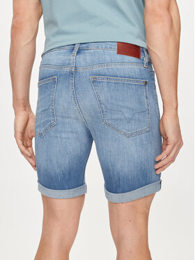 Pepe Jeans Kratke Traperice Slim Short PM801080MN8 Plava Slim Fit