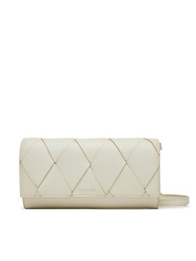 Calvin Klein Calvin Klein Torebka Ck Woven Convertible Wallet Bag K60K612970 Biały