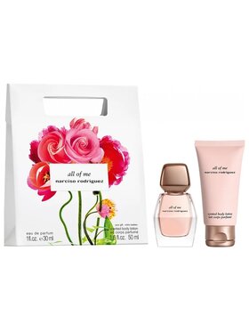 Narciso Rodriguez Narciso Rodriguez Narciso Rodriguez All Of Me zestaw woda perfumowana spray 30ml + balsam do ciała 50ml Zestaw zapachowy