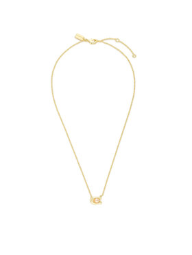 Coach Coach Halskette Pearl Signature C Pendant Necklace 37341916GLD651 Goldfarben
