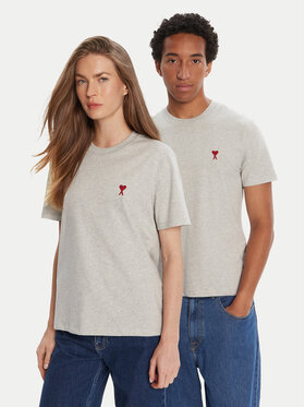 AMI PARIS AMI PARIS T-shirt BFUTS035.724 Siva Regular Fit