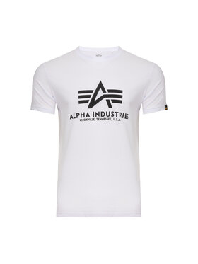 Alpha Industries Alpha Industries T-Shirt AI.100501-09-3XL Biały Basic Fit