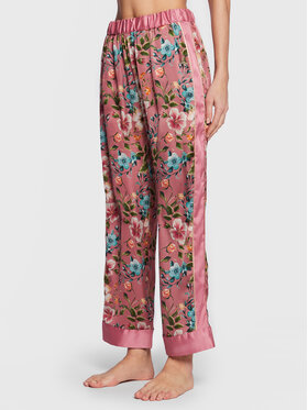 Liu Jo Liu Jo Spodnie piżamowe 5F2080 T2449 Różowy Relaxed Fit