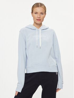 Tommy Hilfiger Tommy Hilfiger Mikina Frosted WW0WW38856 Modrá Regular Fit