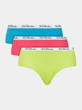 U.S. Polo Assn. U.S. Polo Assn. Set 3 parov spodnjih hlačk 66273 Pisana