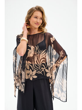 blue shadow blue shadow Tunika Bardo Czarny Regular Fit