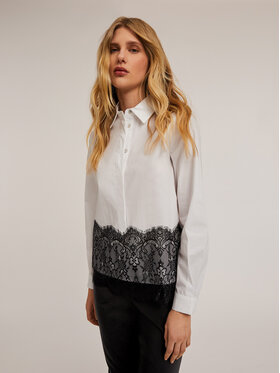Motivi Motivi Camicia 5194Q000740N0S1 Bianco Regular Fit
