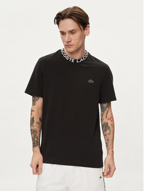 Lacoste Lacoste Marškinėliai TH7488 Juoda Regular Fit