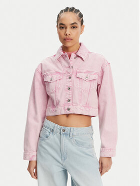 HUGO HUGO Jeansjacke Galatea 50534763 Rosa Regular Fit