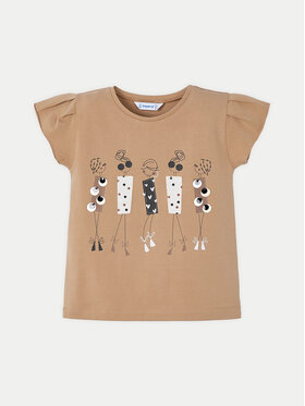 Mayoral Mayoral Футболка 3015 Бежевий Regular Fit