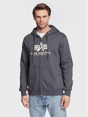 Alpha Industries Alpha Industries Mikina Basic 178325 Sivá Regular Fit