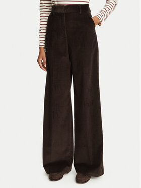 Weekend Max Mara Weekend Max Mara Riidest püksid Tania 2625136012 Pruun Regular Fit