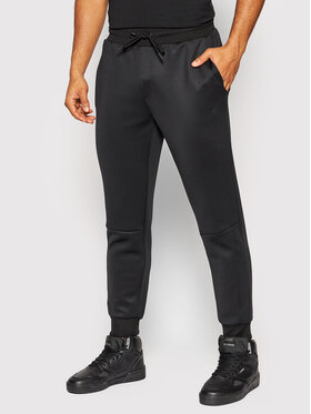 4F 4F Teplákové kalhoty H4Z21-SPMD013 Černá Regular Fit