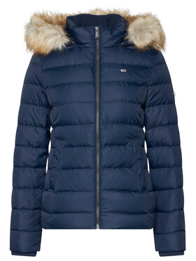 Tommy Jeans Tommy Jeans Puhovka Basic DW0DW08588 Mornarsko modra Regular Fit