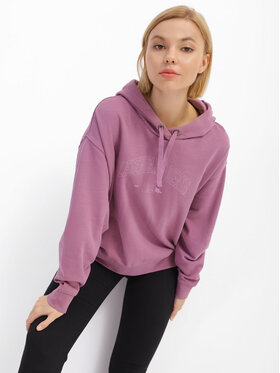 Lee Lee Bluza LEGENDARY HOODIE Fioletowy Regular Fit