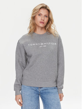 Tommy Hilfiger Tommy Hilfiger Felpa Logo WW0WW39791 Grigio Regular Fit