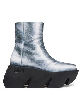 United Nude United Nude Škornji Bull Canvas LO 110231006202 Srebrna