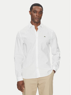 Lacoste Lacoste Marškiniai CH5620 Balta Slim Fit