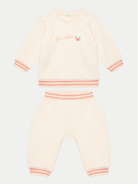 United Colors Of Benetton United Colors Of Benetton Jogginganzug 32KNAK00Q Rosa Regular Fit