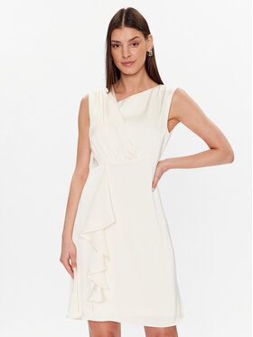 DKNY DKNY Koktélruha DD2K2383 Ekru Regular Fit